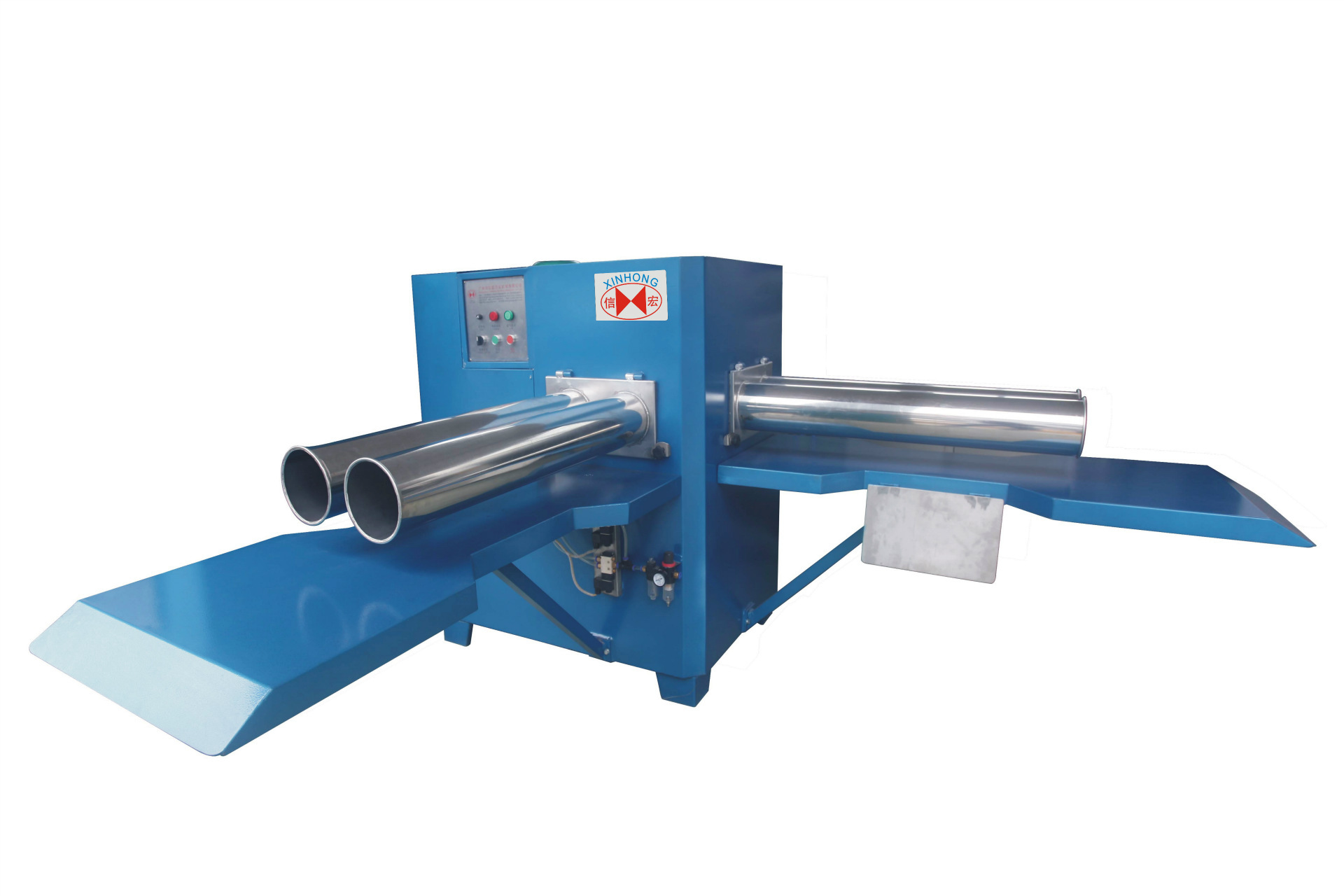 信宏工业翻裤机双工位全自动高效率牛仔翻裤服装厂专用翻裤机