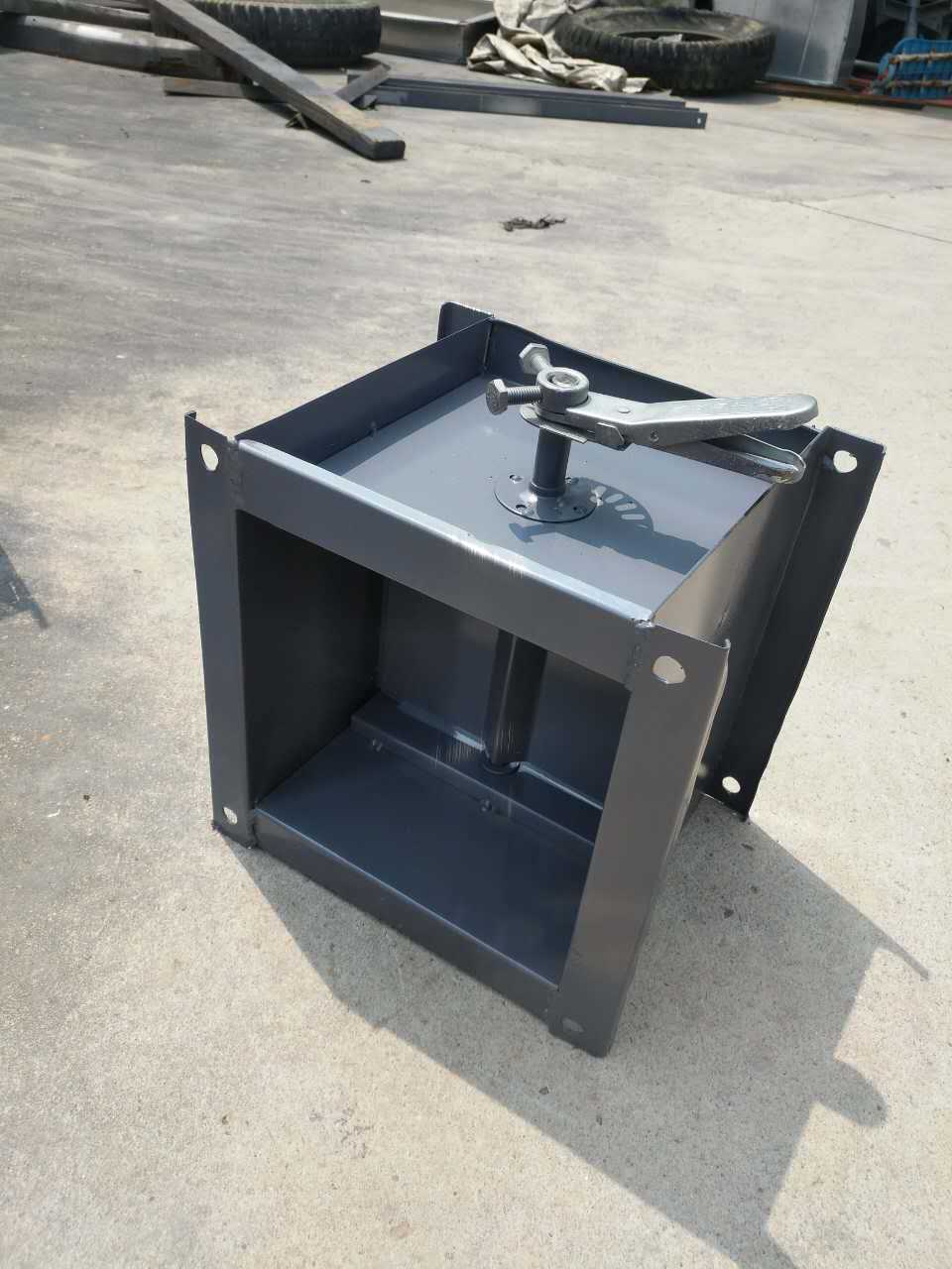 镀锌风管加工安装通风阀门方形风道法兰单向阀自动圆逆止阀镀锌