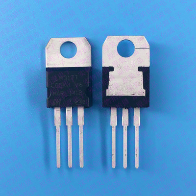 进口lm317t lm317 1.2-37v可调三端稳压器/稳压电源 to-220