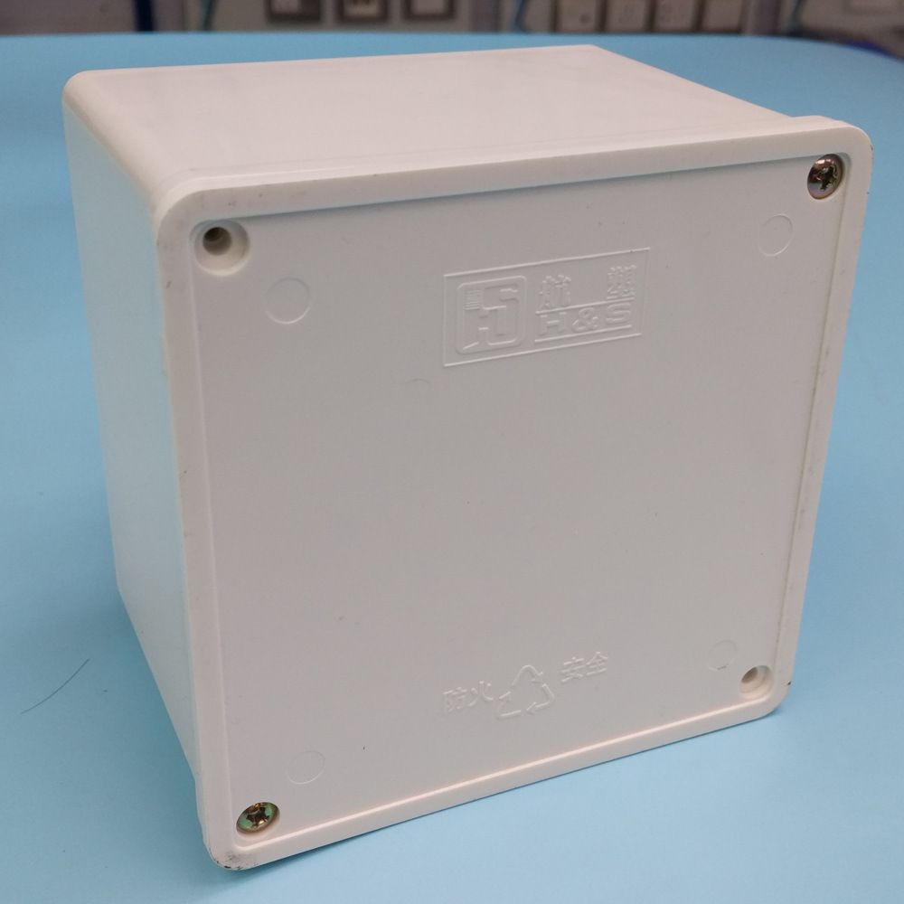 航塑阻燃防水塑料盒pvc 过路盒回路箱 配电箱监控电源盒布线箱