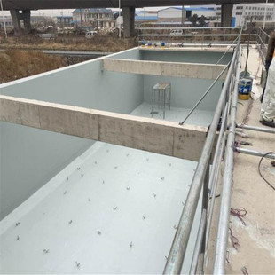 玻璃钢三布五油污水池防腐工程 污水池防腐 排水沟槽环氧防腐