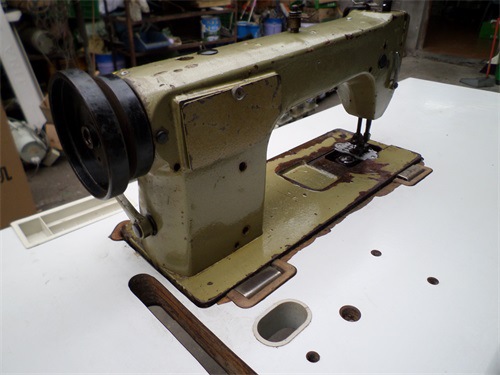 二手金狮牌 单同步双针 窗帘双线平缝机 缝纫机针车低价处理