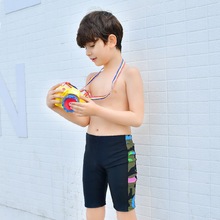 一件代发儿童泳衣男童卡通泳裤 男孩分体游泳衣婴儿韩国宝宝泳装