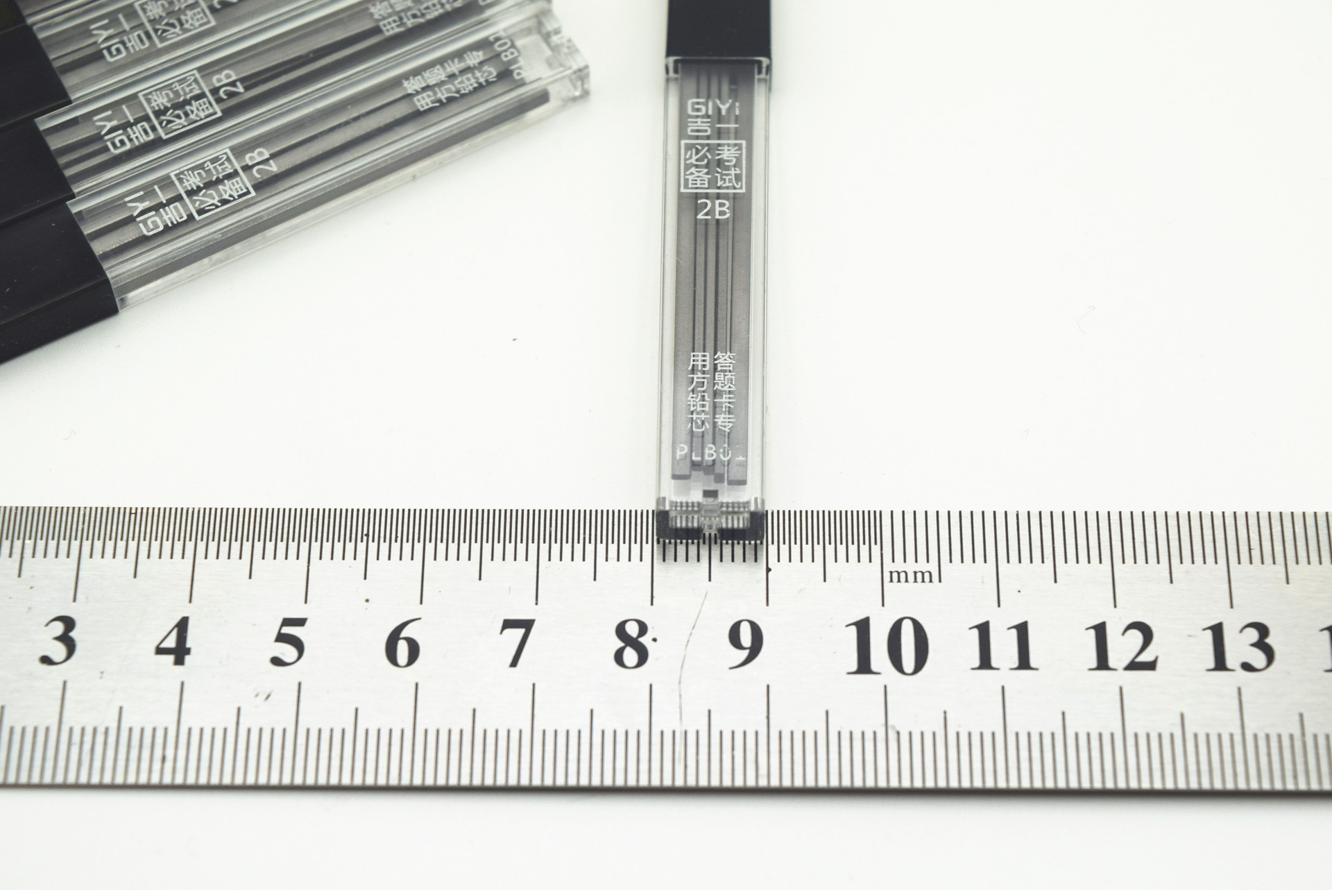 低价销售吉一答题卡专用2b方铅芯plb01考试涂卡专用方形替芯