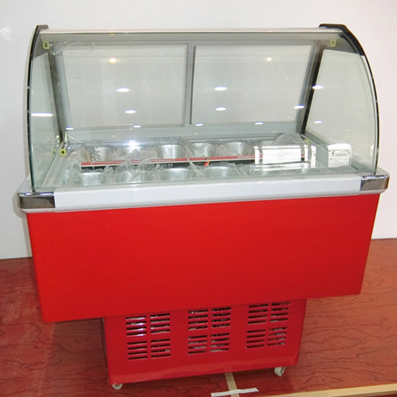 冰粥柜冷藏柜甜品展示柜 超市展示柜雪晶系列sqd系列