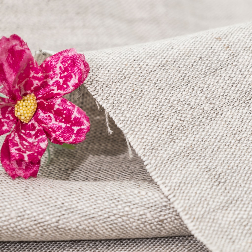 55单雨露麻水洗柔软服装面料面料亚麻布面料透气抱枕面料