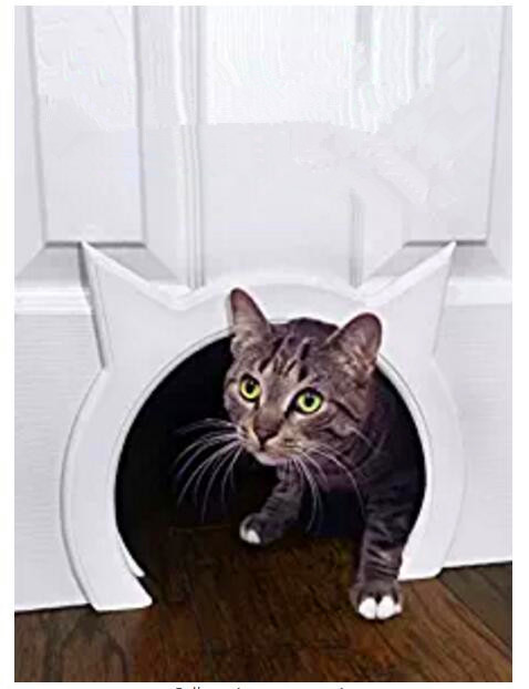 热卖猫门猫洞狗门洞 简易安装可自由进出宠物门 猫犬舍 宠物用品