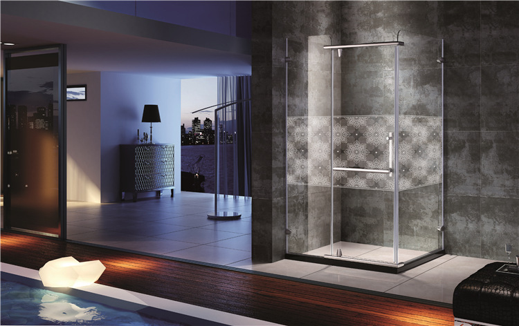 定制淋浴房 超安全玻璃洗浴房 个性家装卫浴 圆弧形不锈钢淋浴间