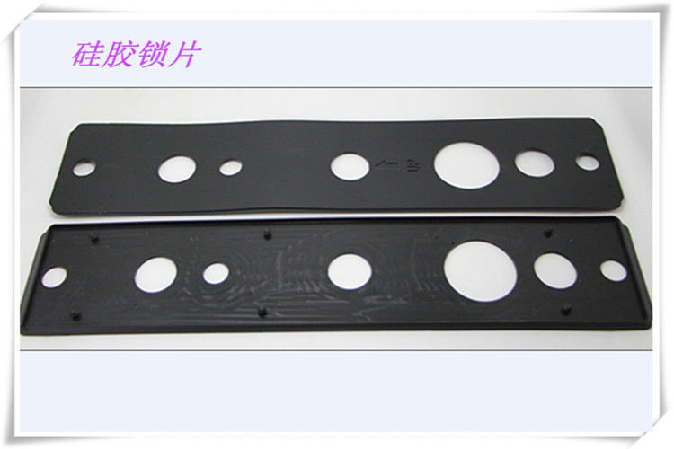 橡胶锁垫厂家定做指纹锁硅胶垫片 智能电子门锁隔音胶垫