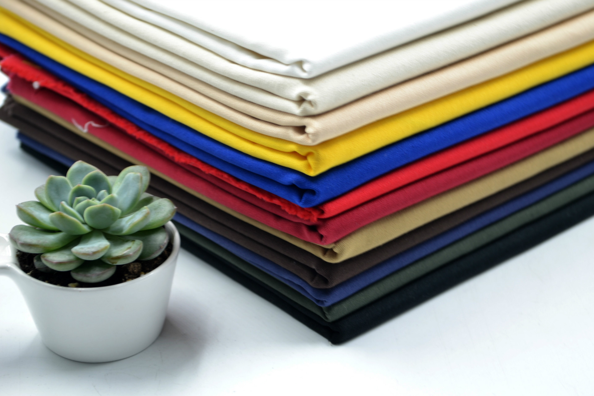 现货8安有机棉染色帆手袋箱包鞋材有机棉帆布染色 72*40全棉帆布