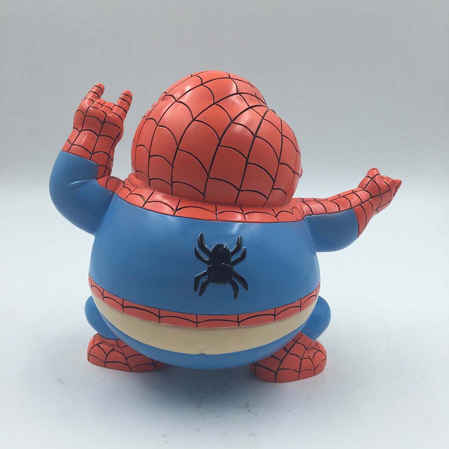 创意广告礼品 q版蜘蛛人偶 pvc卡通公仔定制