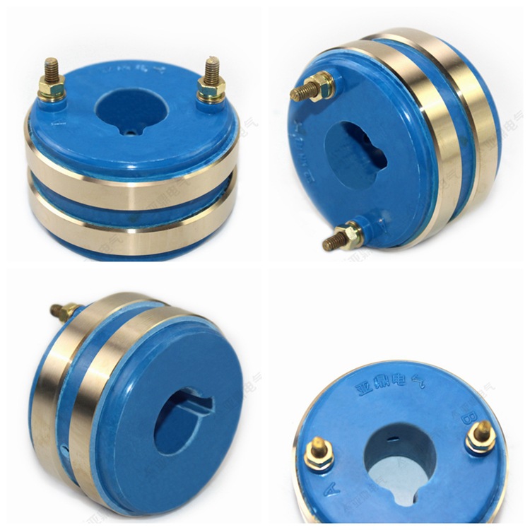 大电流发电机2环高压集电环中心旋转导电铜大碳刷滑环可非标定制