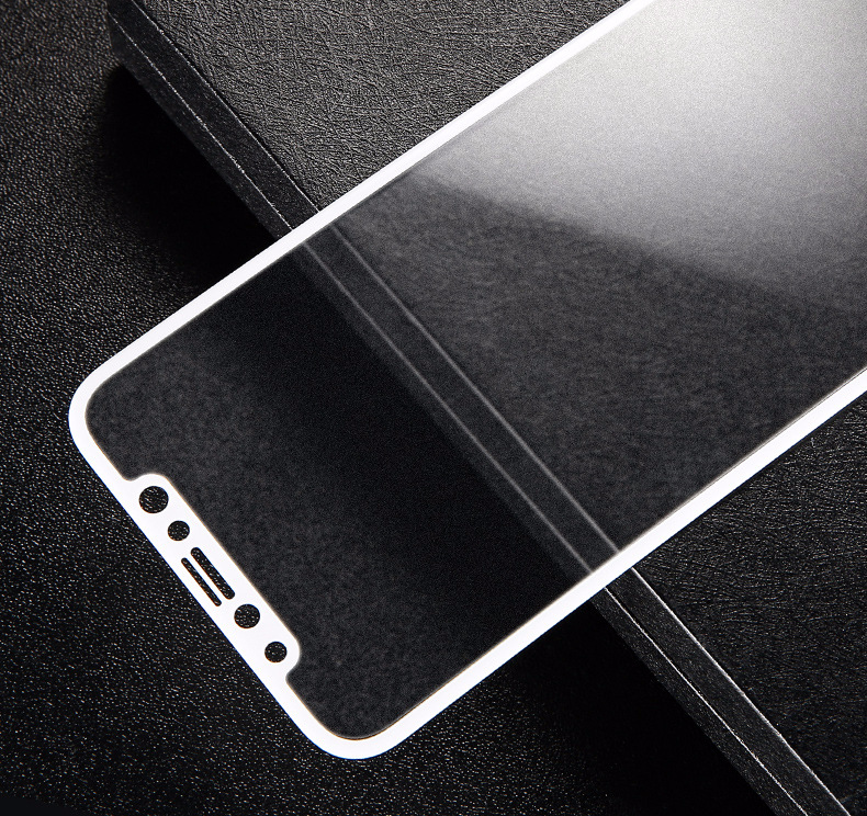 适用iphonex钢化玻璃膜苹果8plus磨砂膜防指纹全屏手机7全覆盖膜