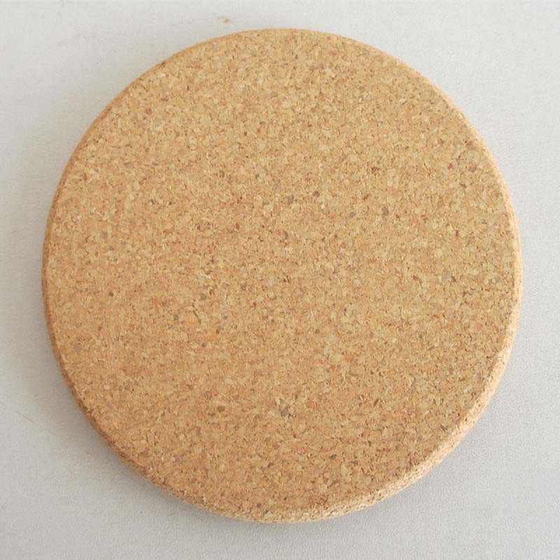 热销创意软木餐垫木质圆形纯色防潮隔热厂家生产直销可按要求定制