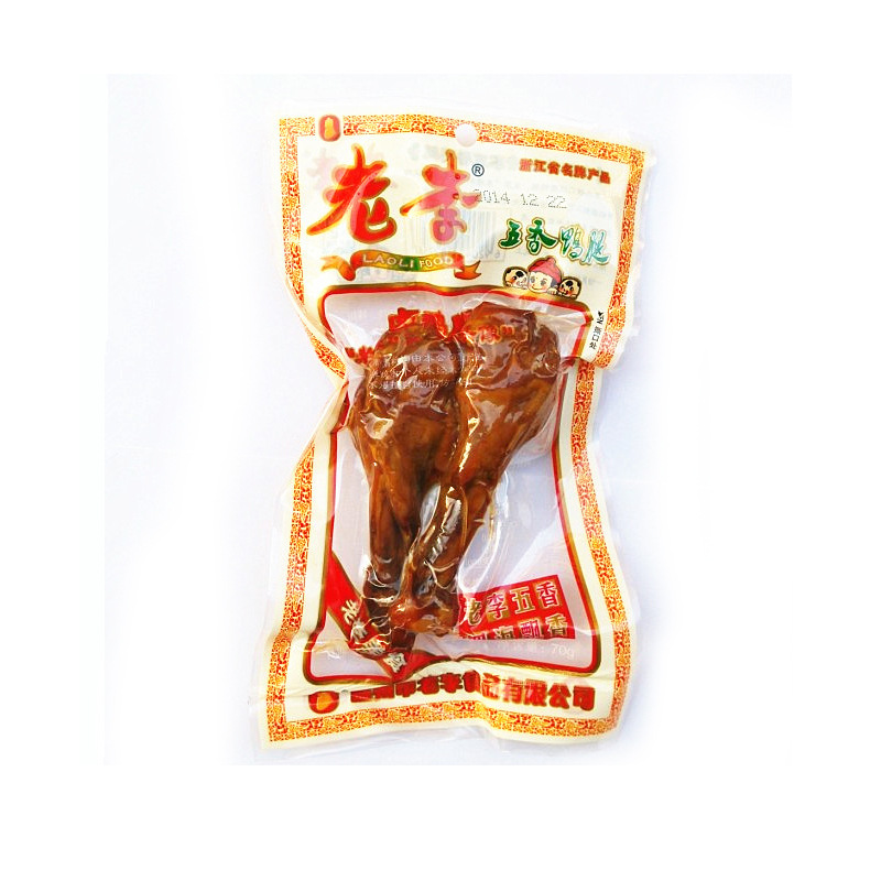 老李五香鸭腿 温州特产卤味熟食 好吃的鸭腿 70g*1袋