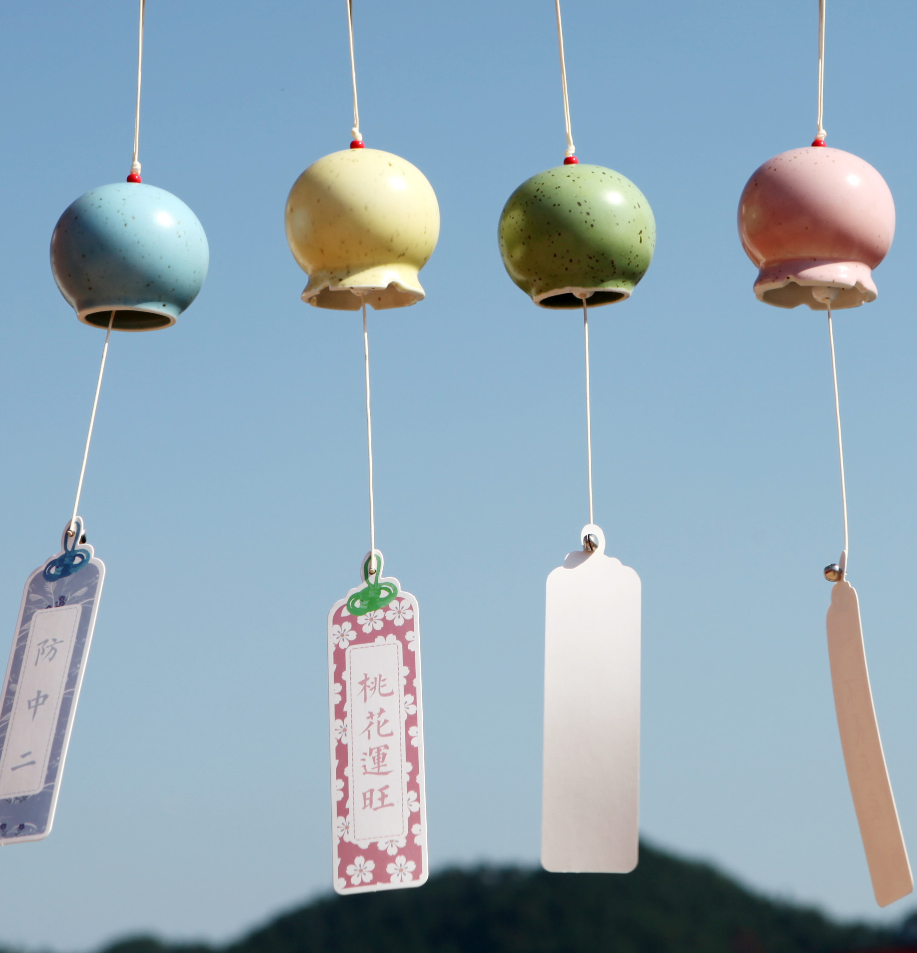 日式和风手工陶瓷风铃挂饰创意家居饰品毕业礼物送同学客户礼品