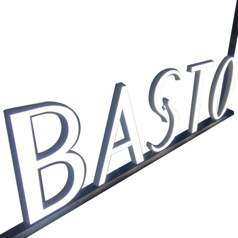 立体字白色pvc雪弗板雕刻字室内广告字广州白云区广告牌kt板喷绘