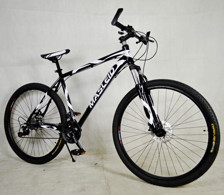 山地自行车/自行车双碟刹双减震21速马莎雷迪29寸铝合金车架