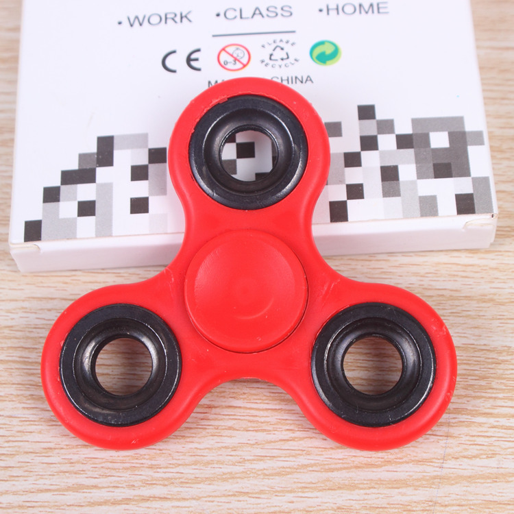 Fingertip Gyro Three-Leaf Gyro Finger Toy Pressure-Reducing Creative Toy Color Hand Spinner Wholesale