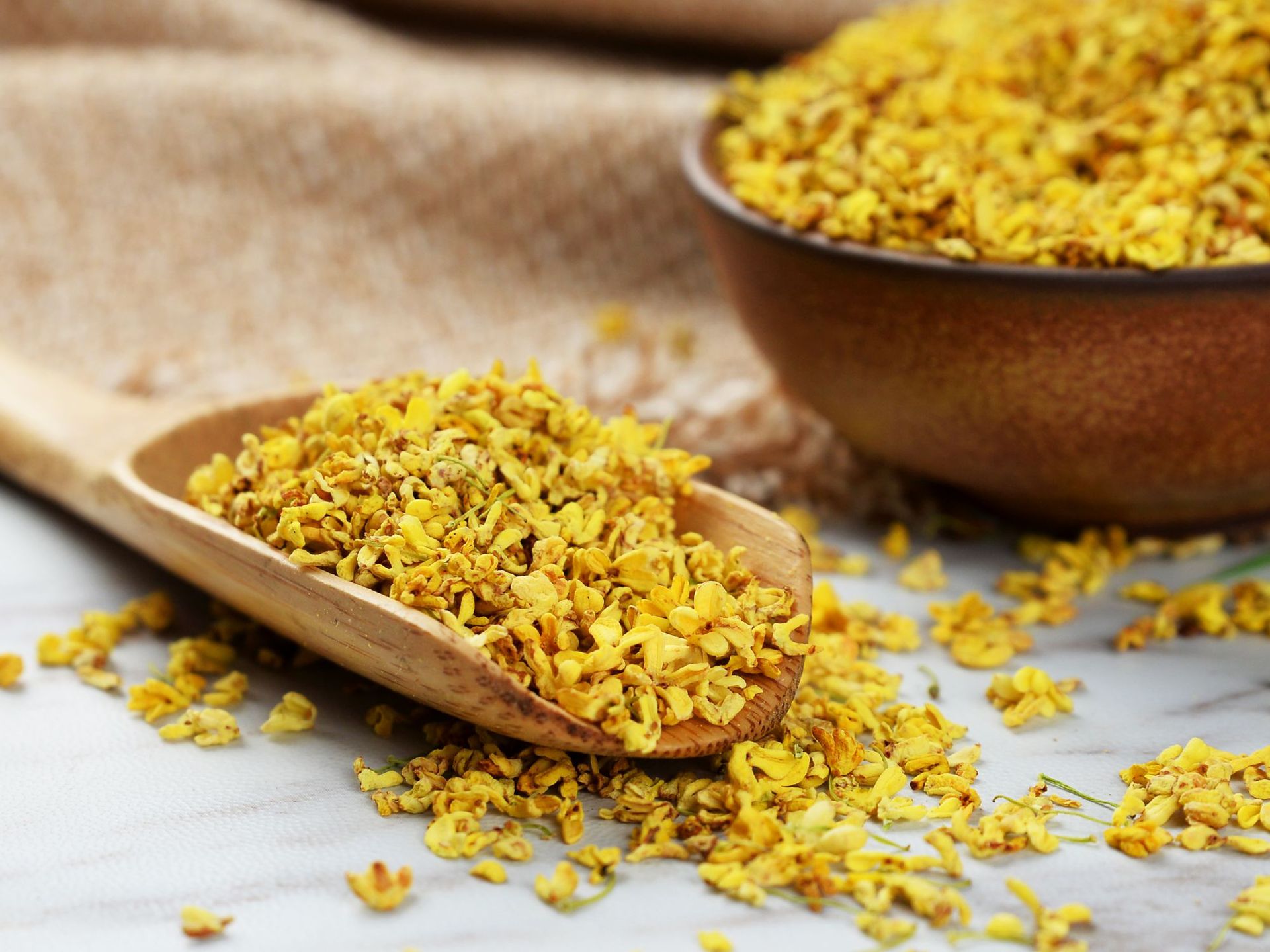 桂花 桂花干 桂林无硫桂花干 19年5a桂林脱水无硫金桂花干花茶