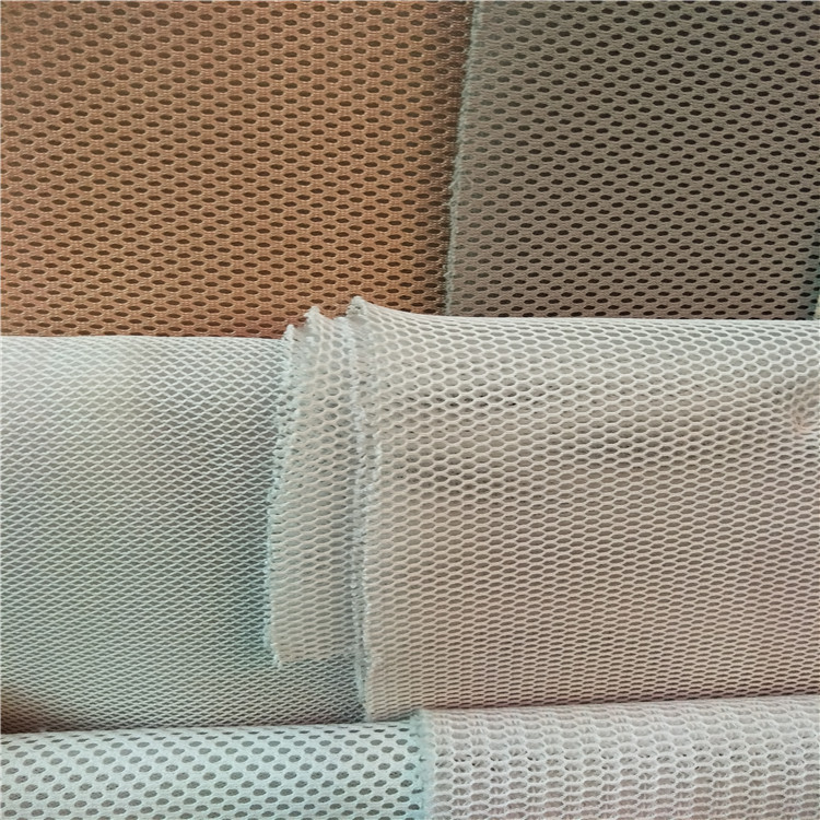 【百宏布业】专业生产3d三明治网眼布鱼丝网立体结构床垫汽车坐垫