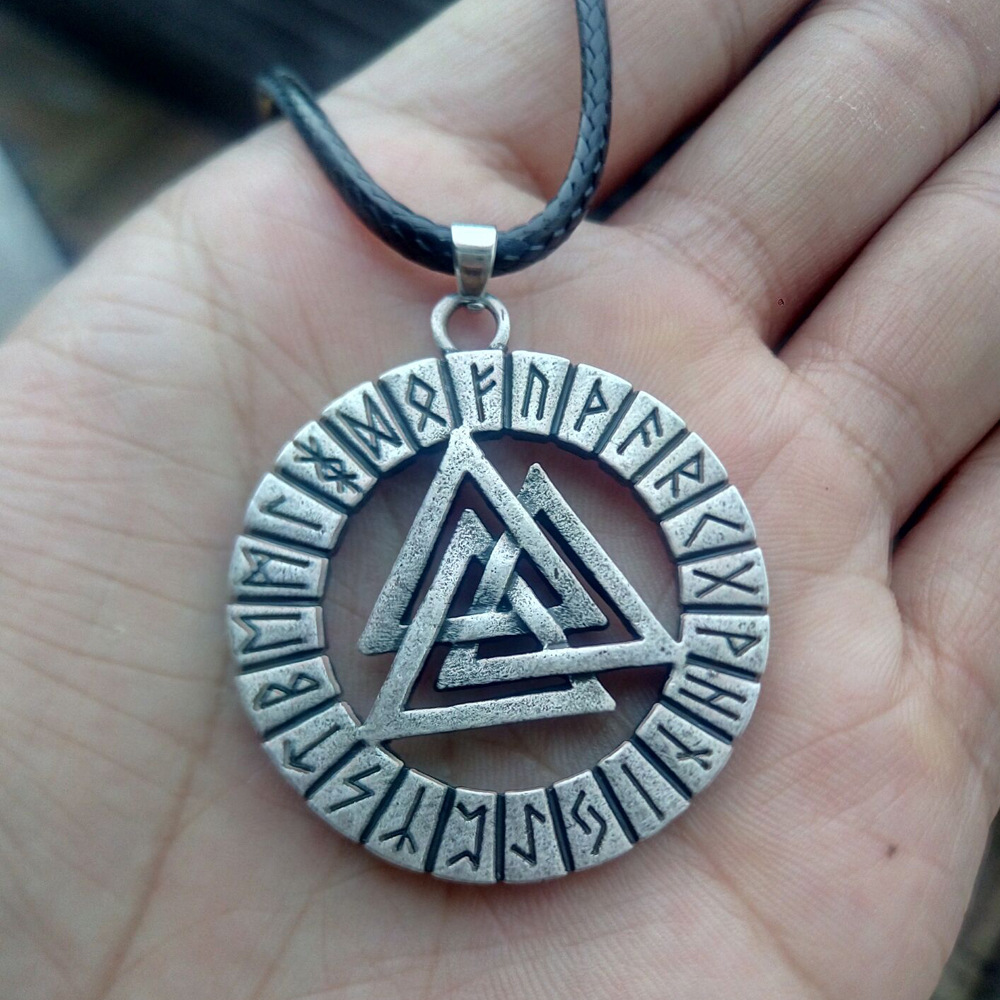 影视周边维京项链电镀真古银异教徒kolovrat斯拉夫吊坠饰品批发