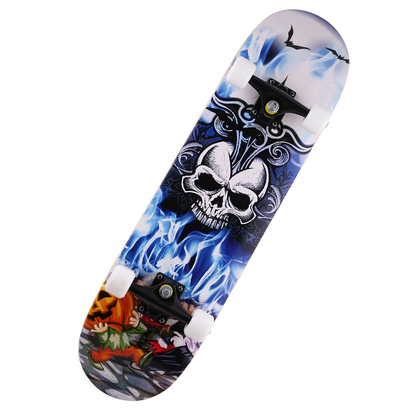 新品批发成人凹板31087层枫木pu轮双翘滑板户外运动代步板低价-滑板