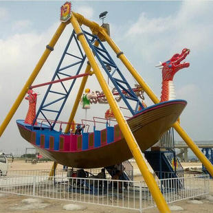 河南游乐设备 24座海盗船 大型设备海盗船