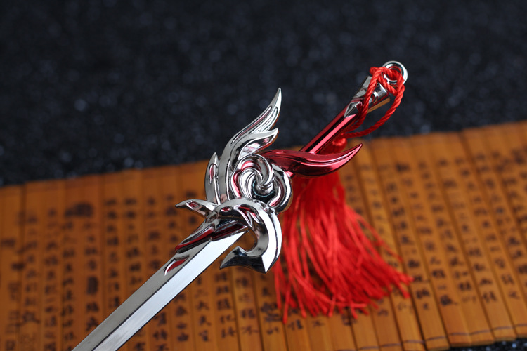 王者周边 李白凤求凰剑武器 20厘米合金兵器