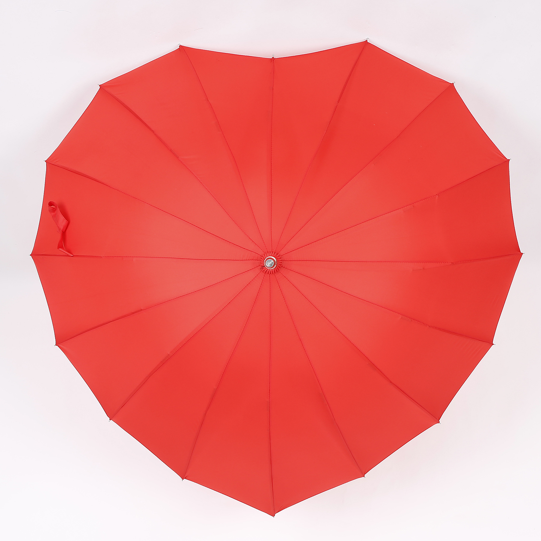 厂家直销创意心形伞爱心伞新娘伞婚庆礼品伞双人伞16根纤维骨防风