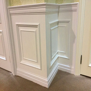 卡芃特实木墙裙 楼梯护墙板 集成墙面墙板 实木电视背景墙定制 780