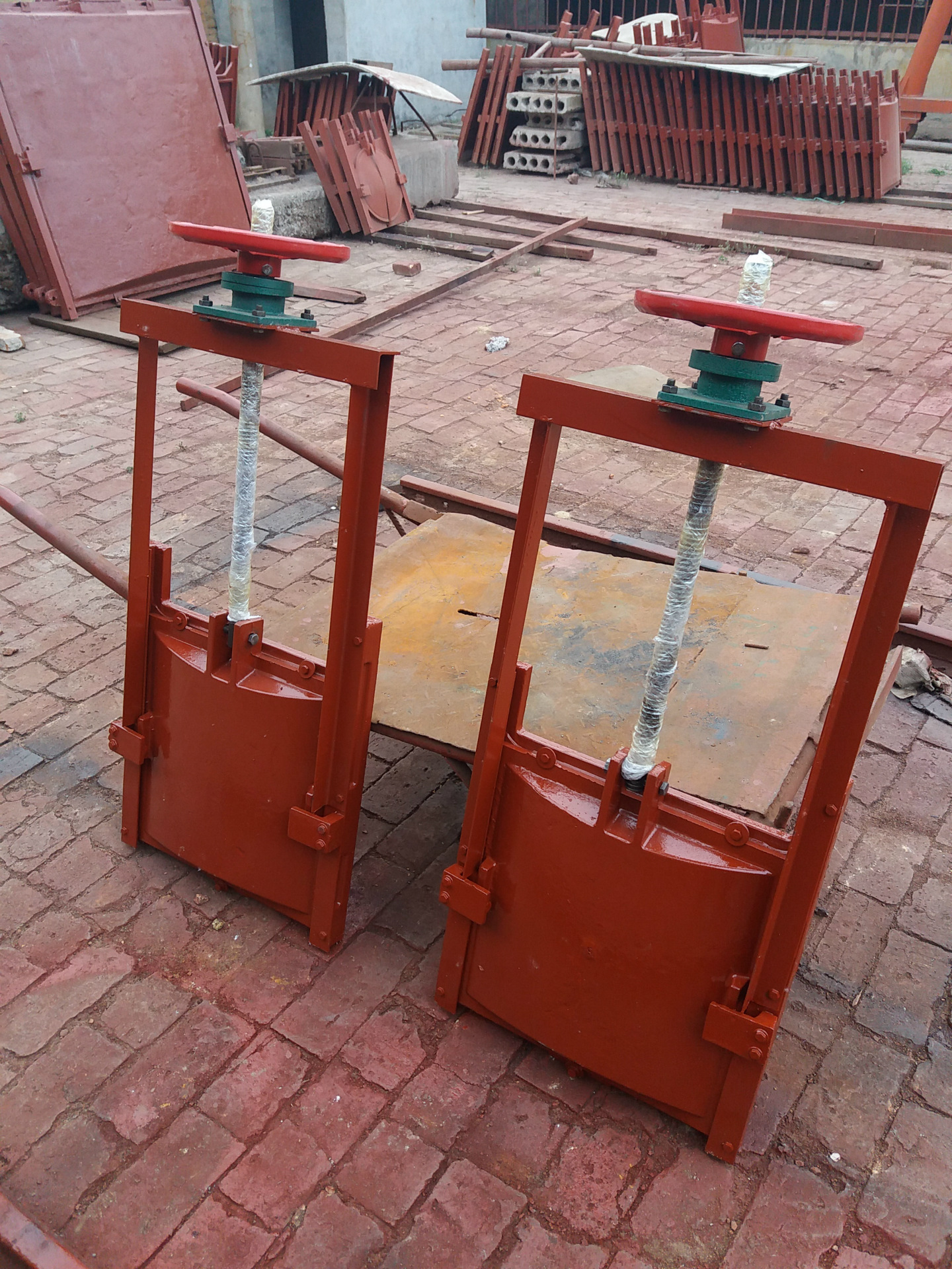 华水牌 厂家直销渠道配套铸铁闸门抗压强  镶铜闸门来图按需生产