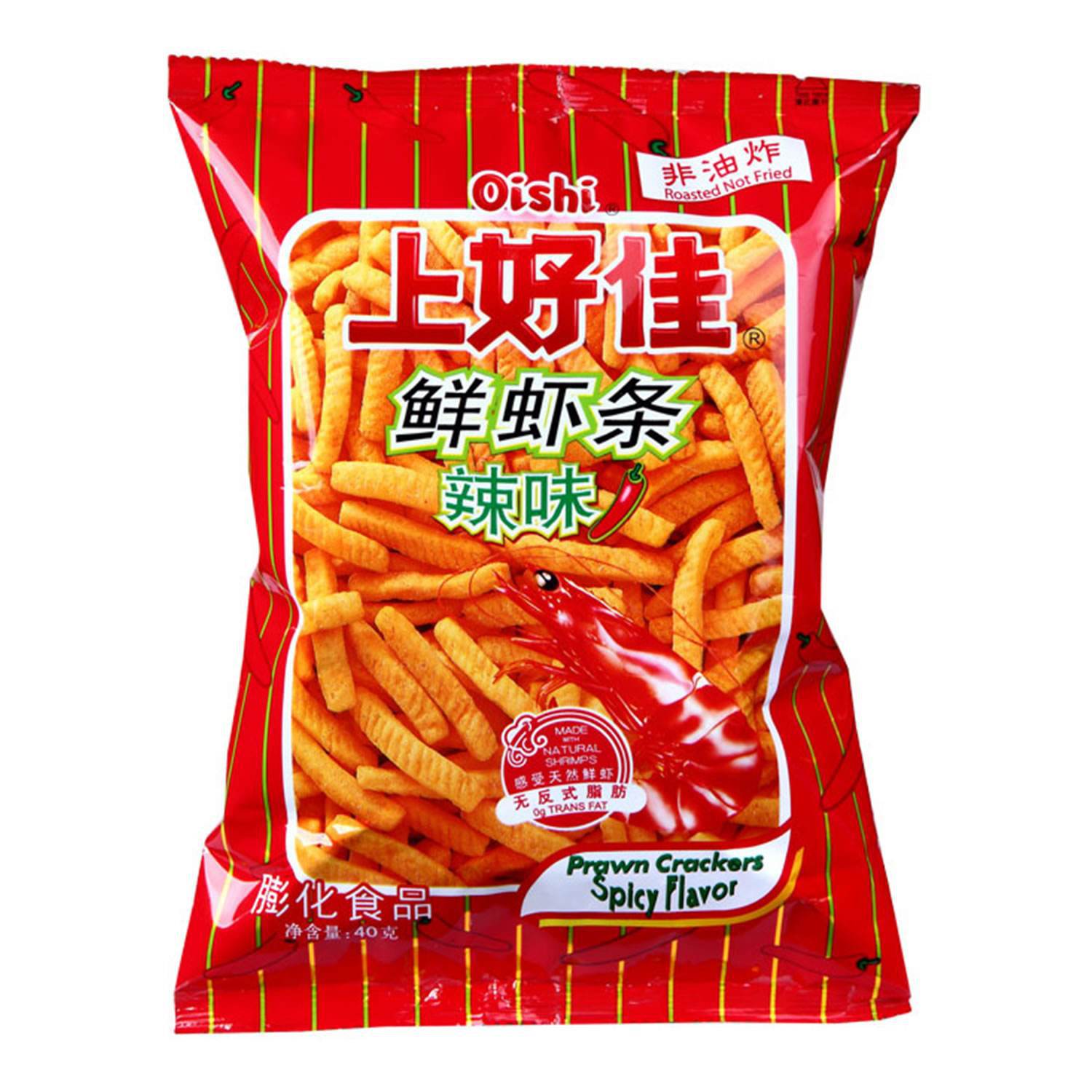 50上好佳鲜虾条辣味