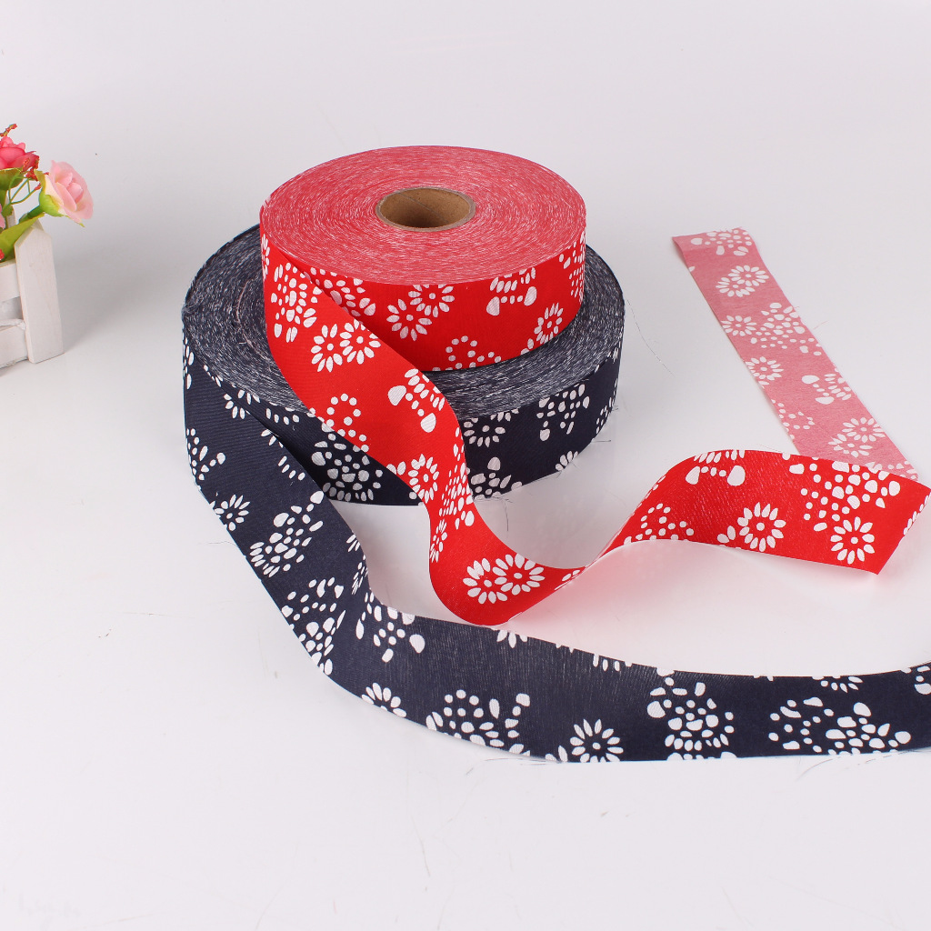 新品 diy手工配件中国红布条 中国风工艺品包边布条 幼教配件用品