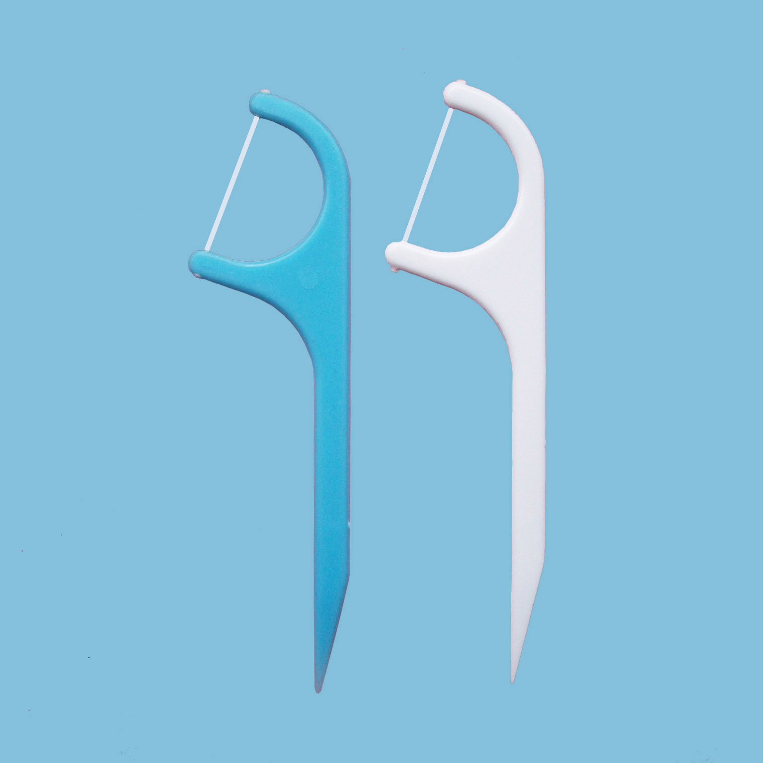 常州明朗一次性塑料牙线牙线签牙线棒可定制logo