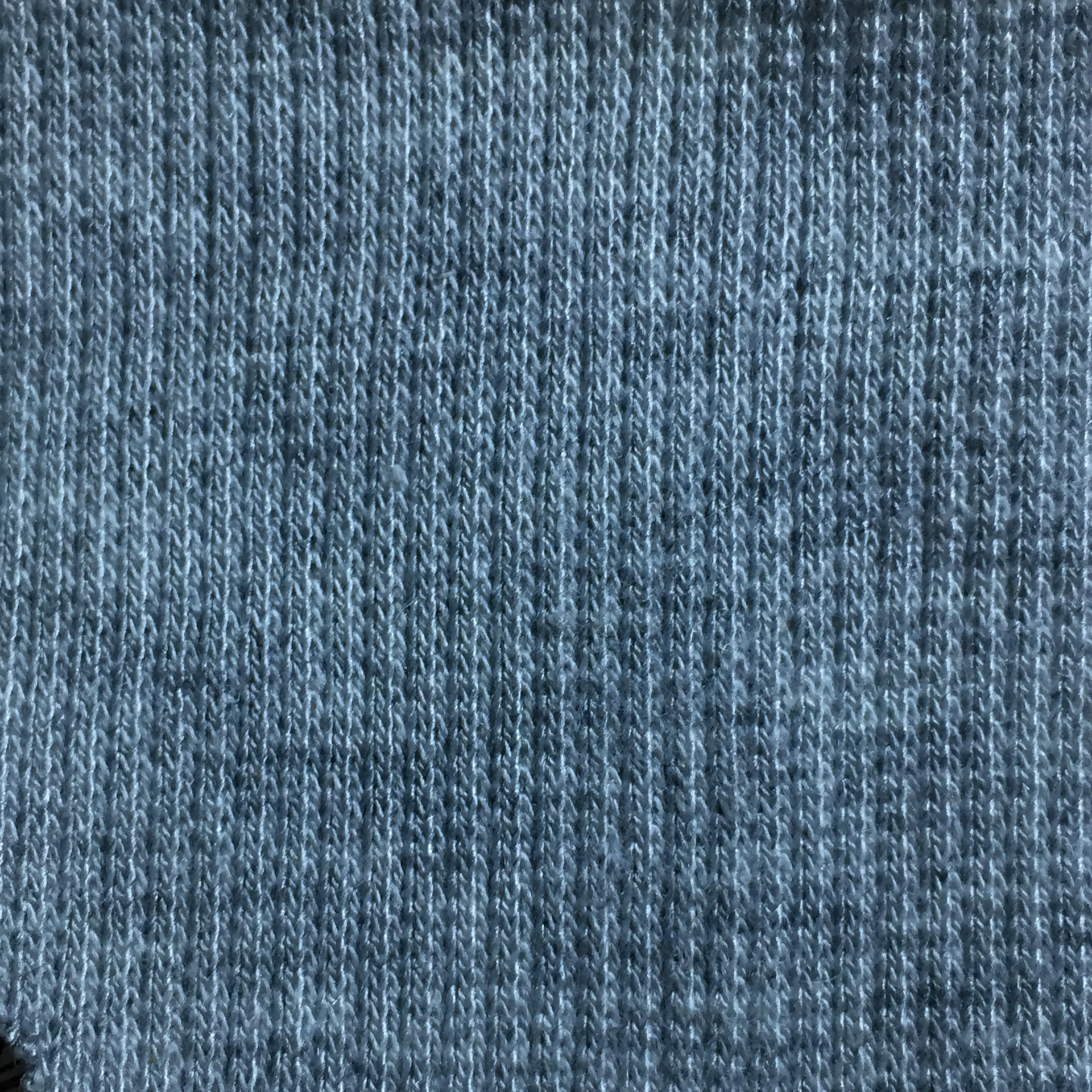 t/c麻灰罗纹布1*1 麻灰 圆定 涤棉针织服装面料 袖口领边布料现货