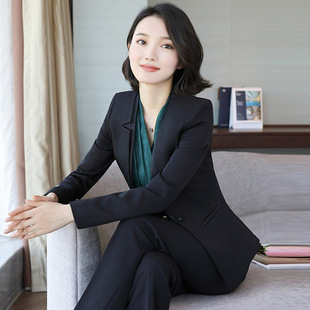 2017秋冬新款职业装套装女 时尚韩版白领正装气质三件套工作服