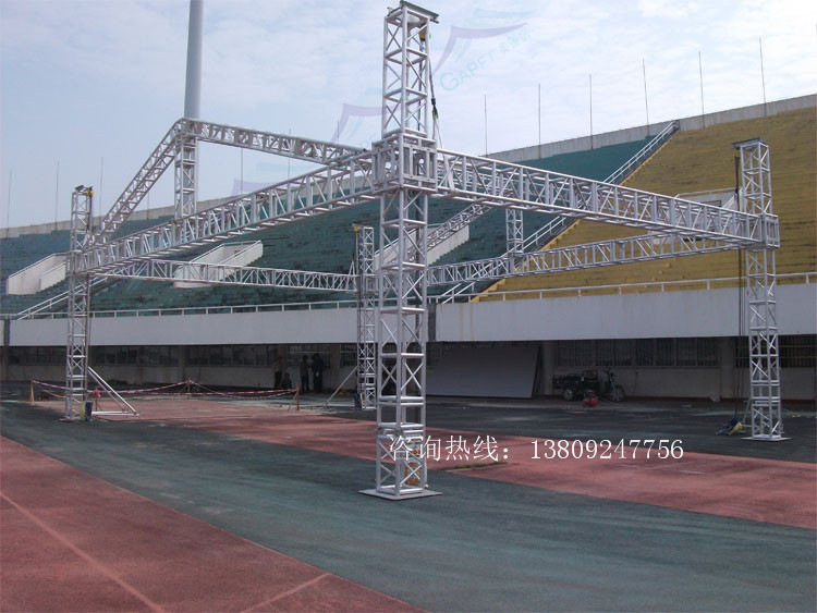 铝合金桁架舞台灯光架truss架铝架演出舞台灯架300mm400规格出售