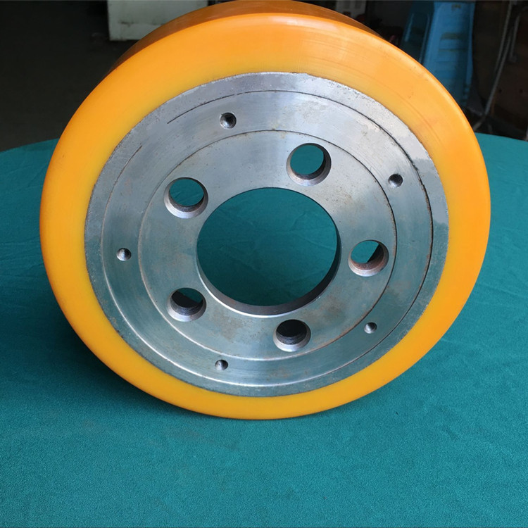 厂家生产聚氨酯铁芯包胶驱动轮250x80适用于诺力叉车fe3r08主动轮
