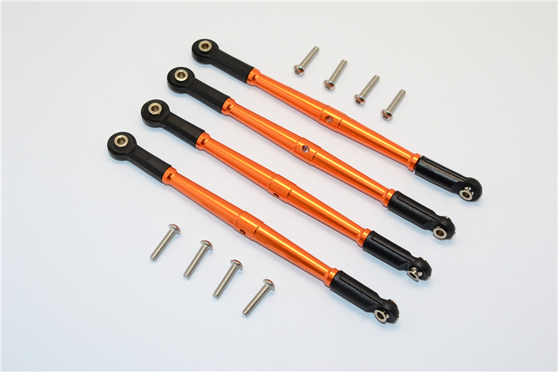 traxxas大e大s金属加粗正反牙前后油压码和摆臂通用拉杆4支装