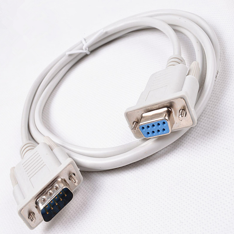 db9接口公头对母头9针串口数据线公对母rs232串口com线9芯 1.5米