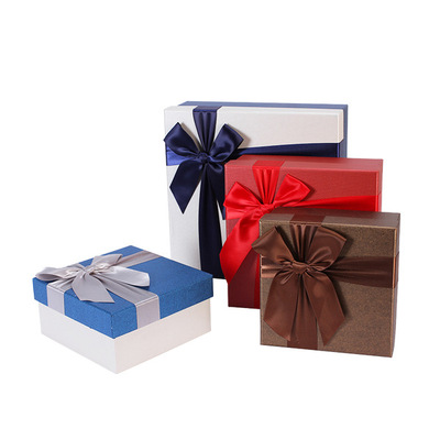 定制礼物彩盒大号礼品包装盒节日礼盒包装盒子正方形礼品盒定制