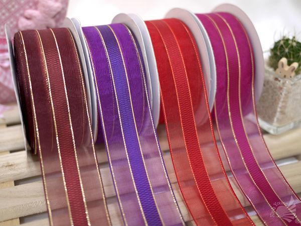 24mm提花丝带台湾制造diy蝴蝶结丝带婚庆礼品包装节庆装饰织带