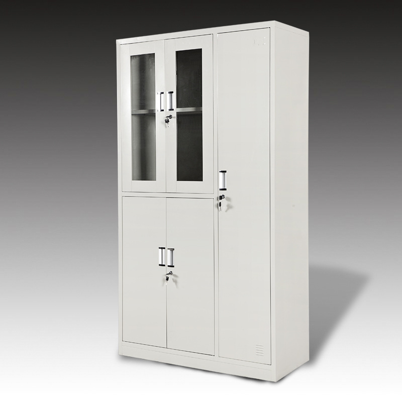 器械更衣柜5门五门文件柜钢制铁皮更衣柜宿舍员工储物柜办公钢柜