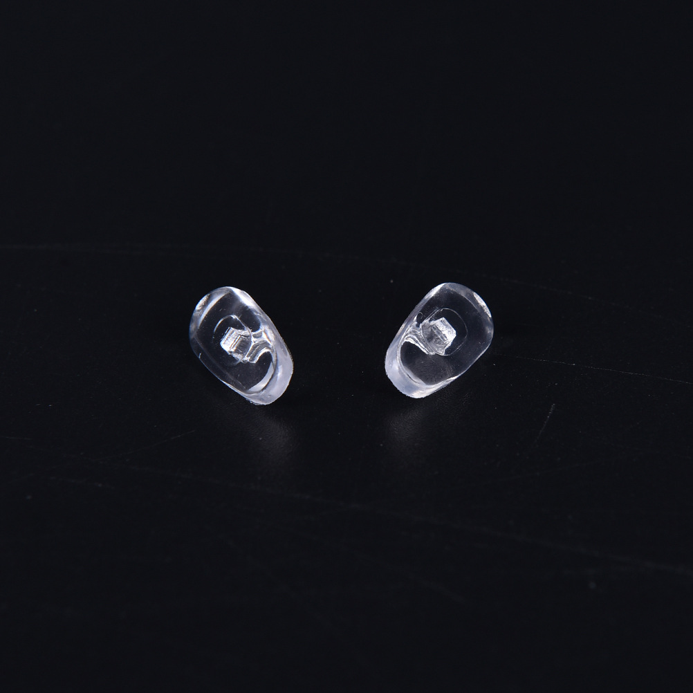 厂家供应pvc鼻托眼镜托叶锁式塑料鼻托叶眼镜配件