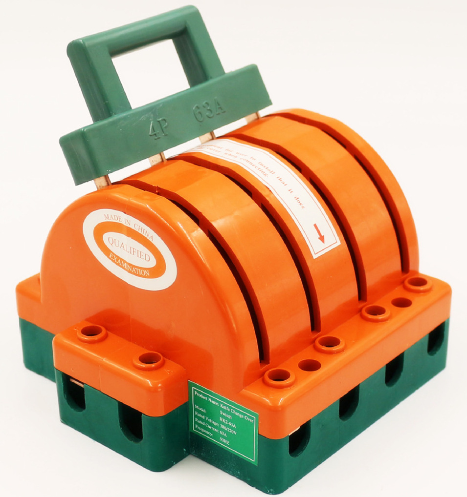 新型双投闸刀 2p/3p/4p-32a63a100a225a闸刀开关双向倒顺开关黄铜