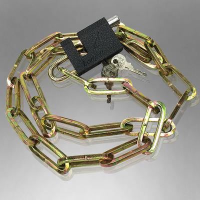 8#方链 通用自行车锁 防盗铁链条厂家批发