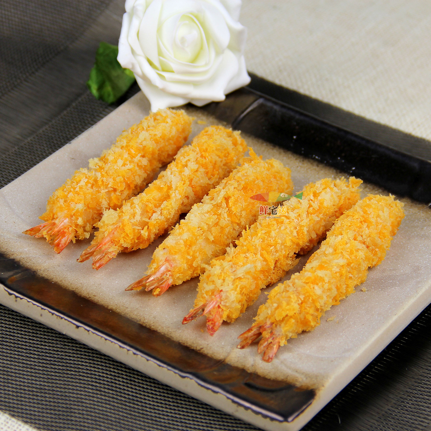 棒棒虾 面包虾芙蓉虾 天妇罗虾炸虾棒 餐厅茶楼点心10尾 200克/袋