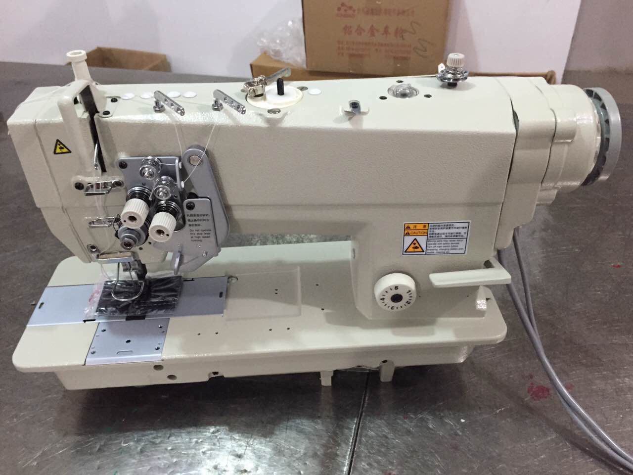 厂家直销 842/845电脑直驱双针机 双针杆分离拐角平缝机 缝中设备
