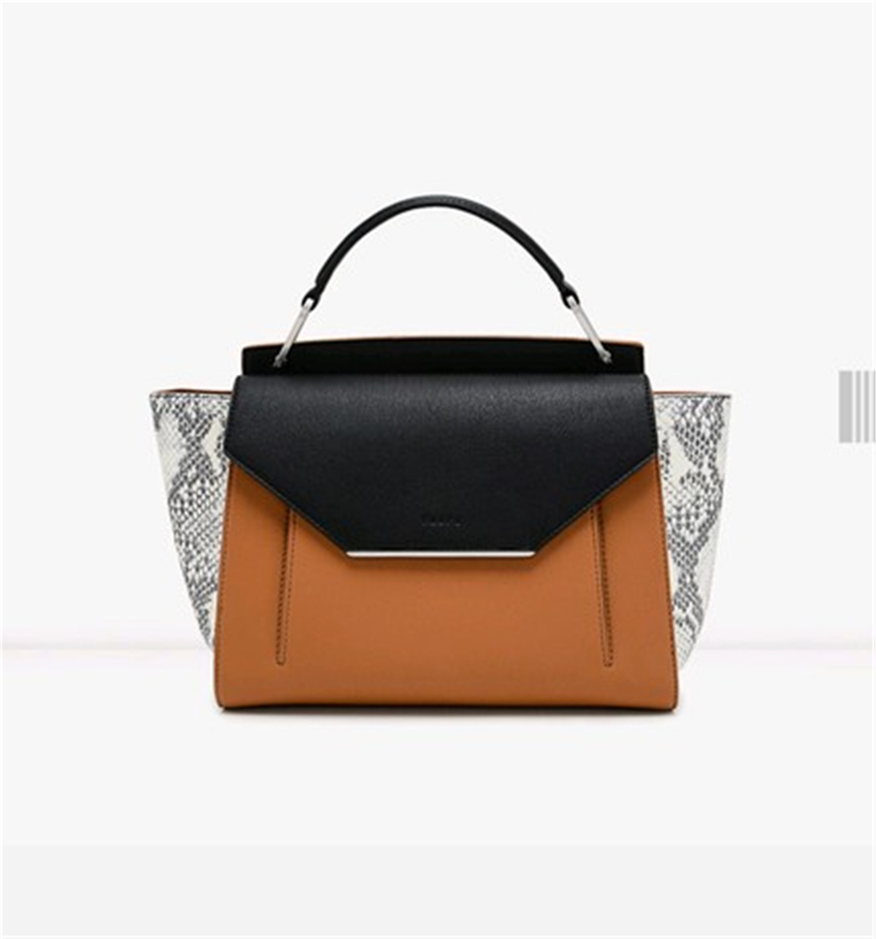 pedro女士拼色翻盖手提包56080008